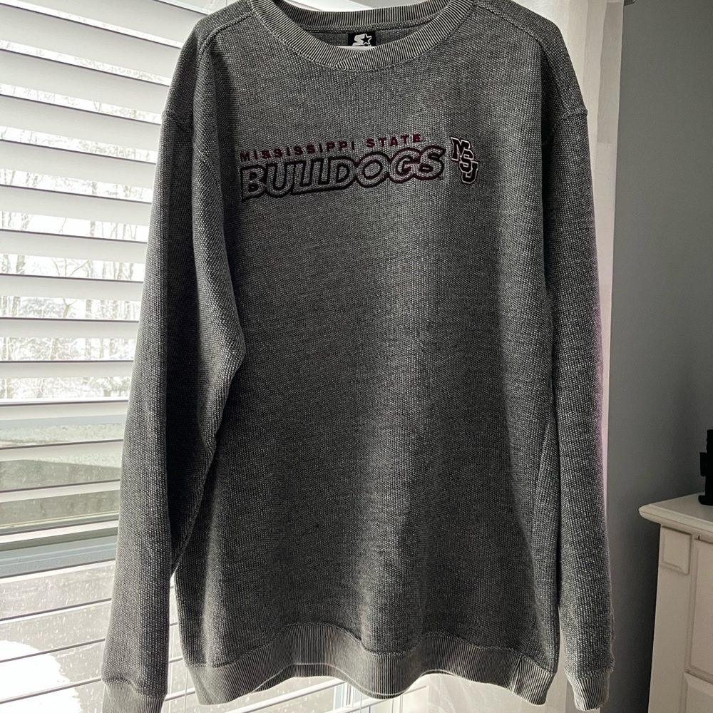 Mississippi State Bulldogs Starter Brand Vintage Pullover